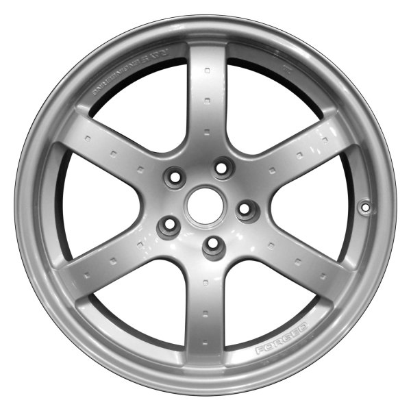 Perfection Wheel® - 18 x 8.5 6 I-Spoke Bright Fine Metallic Silver Full Face Alloy Factory Wheel (Refinished)