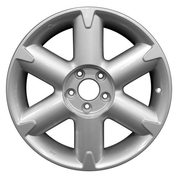 Perfection Wheel® - 18 x 7.5 6 I-Spoke Bright Fine Silver Full Face Alloy Factory Wheel (Refinished)
