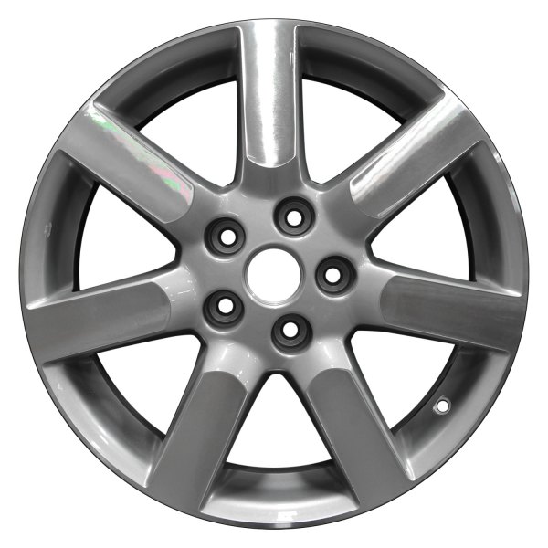 Perfection Wheel® - 17 x 7 7 I-Spoke Fine Metallic Silver Machined Alloy Factory Wheel (Refinished)