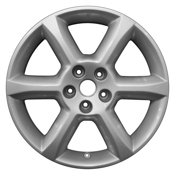 Perfection Wheel® - 18 x 7.5 6 I-Spoke Bright Fine Silver Full Face Alloy Factory Wheel (Refinished)