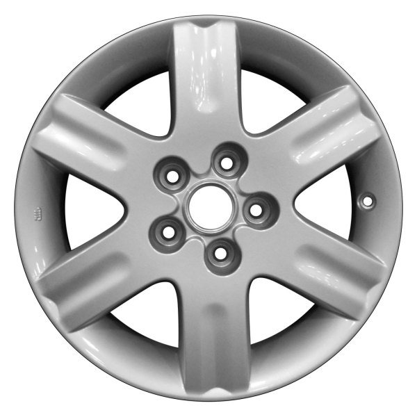 Perfection Wheel® - 16 x 6.5 6 I-Spoke Metallic Silver Full Face Alloy Factory Wheel (Refinished)