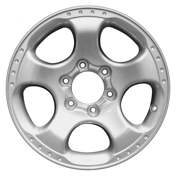 Perfection Wheel® - 17 x 8 5-Spoke Mirror Silver Full Face Alloy Factory Wheel (Refinished)