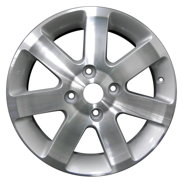 Perfection Wheel® - 16 x 6.5 7 I-Spoke Bright Fine Silver Machined Alloy Factory Wheel (Refinished)