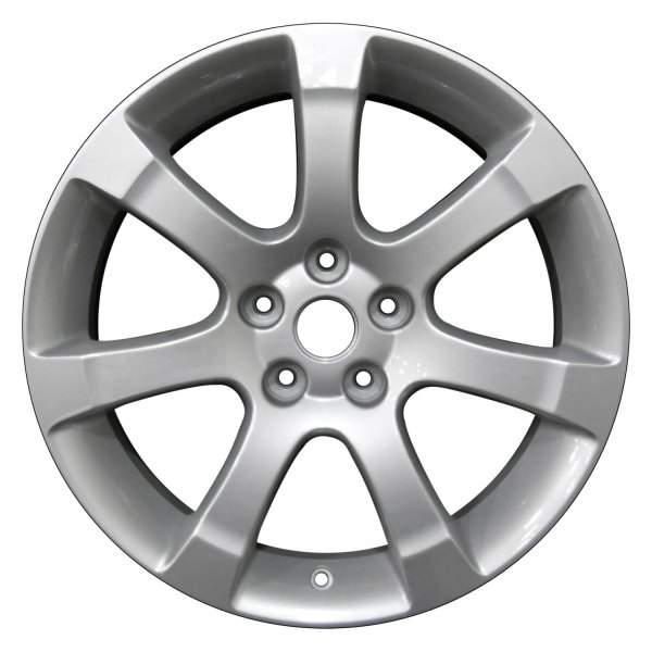 Perfection Wheel® - 18 x 7.5 7 I-Spoke Bright Fine Metallic Silver Full Face Alloy Factory Wheel (Refinished)