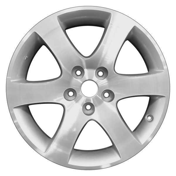 Perfection Wheel® - 17 x 6.5 6 I-Spoke Medium Silver Machined Alloy Factory Wheel (Refinished)
