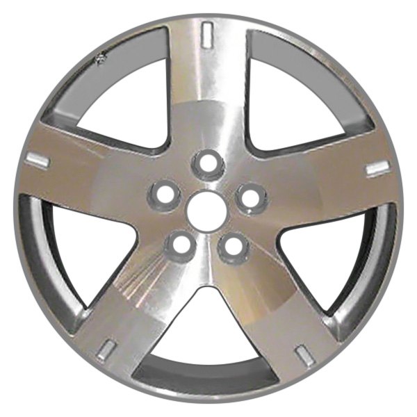 Perfection Wheel® - 19 x 6.5 5-Spoke Bright Medium Silver Machined Alloy Factory Wheel (Refinished)