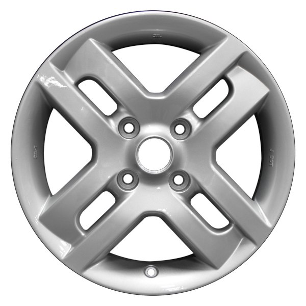 Perfection Wheel® - 16 x 6 8-Slot Bright Medium Silver Full Face Alloy Factory Wheel (Refinished)