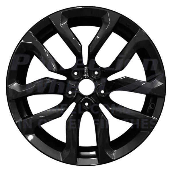 Perfection Wheel® - 18 x 8 5 V-Spoke Dark Bluish Charcoal Full Face Alloy Factory Wheel (Refinished)