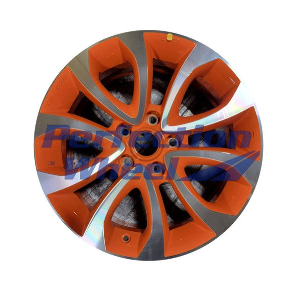 Perfection Wheel® - 17 x 7 5 V-Spoke Header Orange Machine PIB Alloy Factory Wheel (Refinished)