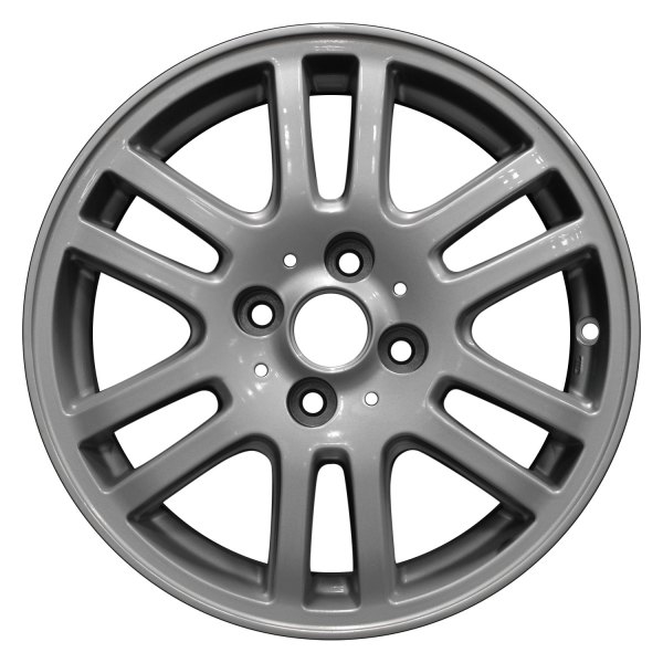 Perfection Wheel® - 15 x 6 6 V-Spoke Bright Fine Silver Full Face Alloy Factory Wheel (Refinished)