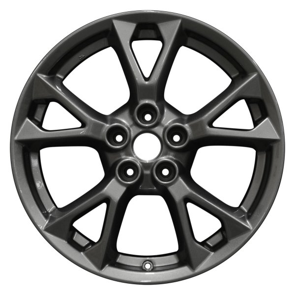 Perfection Wheel® - 18 x 8 5 Y-Spoke Black Base with Titanium Gray Full Face Alloy Factory Wheel (Refinished)