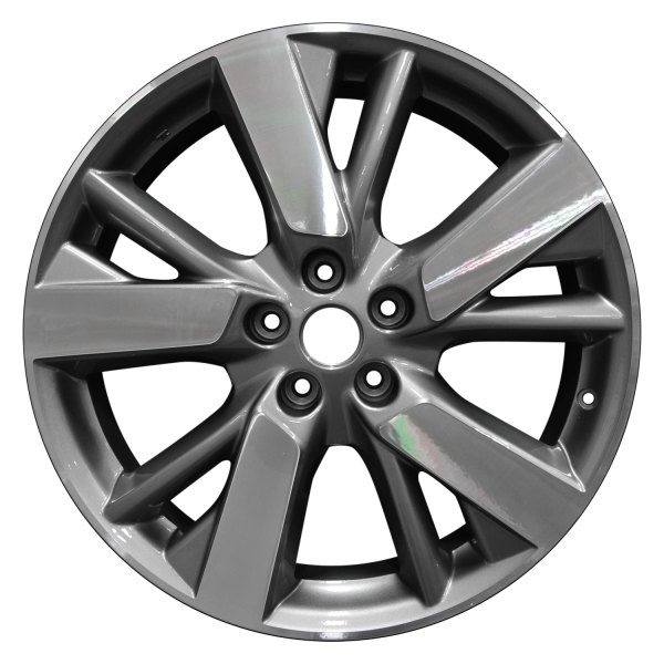 Perfection Wheel® - 20 x 7.5 5 V-Spoke Medium Metallic Charcoal Machined Alloy Factory Wheel (Refinished)