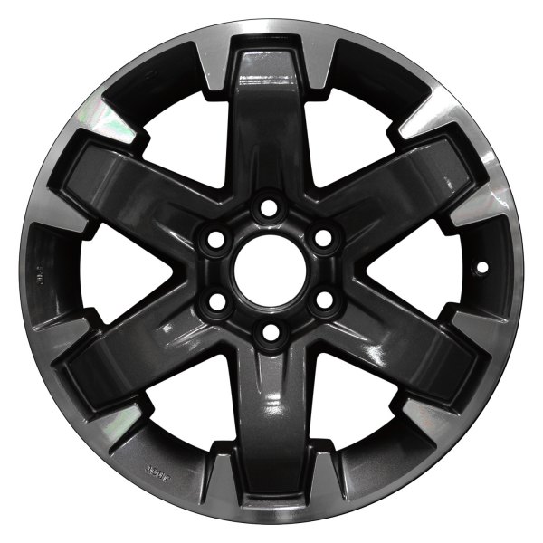 Perfection Wheel® - 16 x 7 6 I-Spoke Dark Blueish Charcoal Flange Cut Alloy Factory Wheel (Refinished)