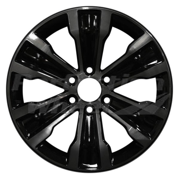 Perfection Wheel® - 20 x 8 6 I-Spoke Gloss Black Machine Bright Smoked Clear Alloy Factory Wheel (Refinished)