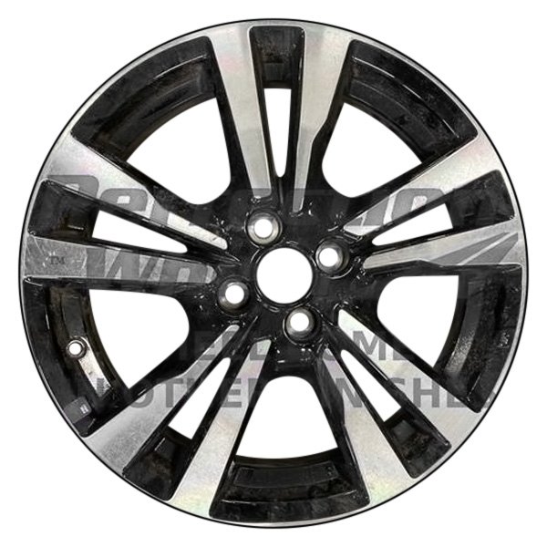 Perfection Wheel® - 17 x 6.5 5 V-Spoke Gloss Black Machined Alloy Factory Wheel (Refinished)