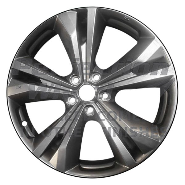 Perfection Wheel® - 20 x 7.5 5 Split-Spoke Medium Charcoal Full Face Alloy Factory Wheel (Refinished)