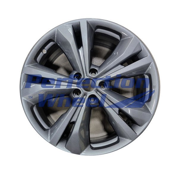 Perfection Wheel® - 20 x 7.5 5 Split-Spoke Medium Charcoal Black Base Full Face Alloy Factory Wheel (Refinished)