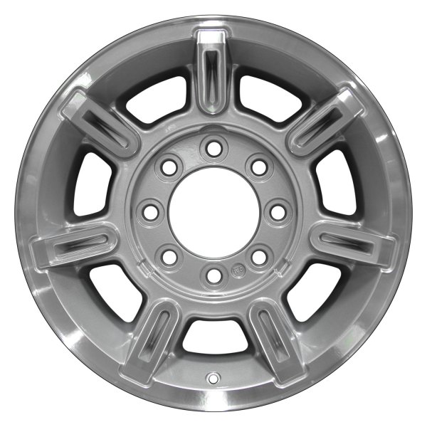 Perfection Wheel® - 17 x 8.5 7 I-Spoke Bright Sparkle Silver Machined Alloy Factory Wheel (Refinished)
