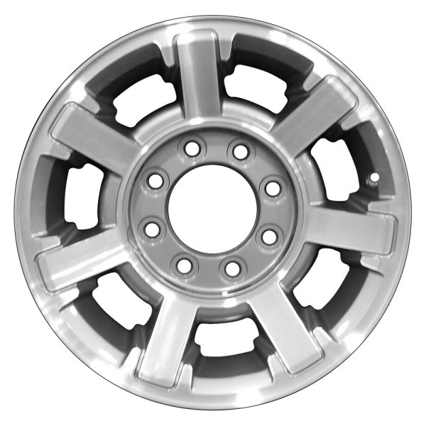 Perfection Wheel® - 17 x 8.5 7 I-Spoke Medium Metallic Charcoal Machined Alloy Factory Wheel (Refinished)