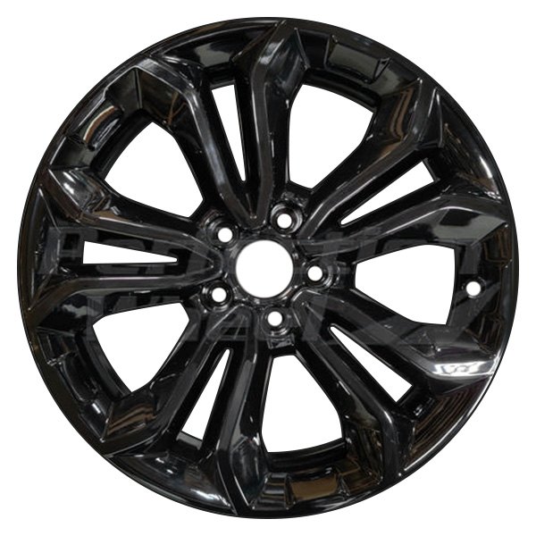 Perfection Wheel® - 18 x 7.5 Double 5-Spoke Gloss Black Full Face PIB Alloy Factory Wheel (Refinished)