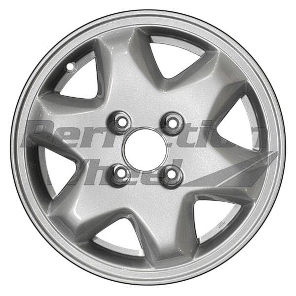Perfection Wheel® - 15 x 6 6 I-Spoke Medium Sparkle Silver Full Face Alloy Factory Wheel (Refinished)