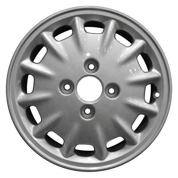 Perfection Wheel® - 15 x 5.5 12-Slot Bright Medium Silver Full Face Alloy Factory Wheel (Refinished)