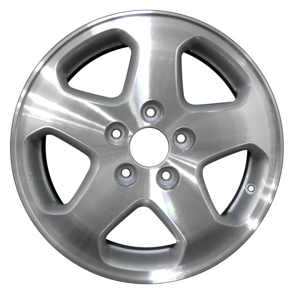 Perfection Wheel® - 16 x 6.5 5-Spoke Fine Metallic Silver Machined Alloy Factory Wheel (Refinished)