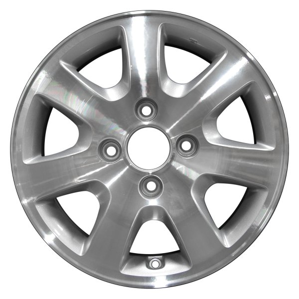 Perfection Wheel® - 15 x 6 7 I-Spoke Sparkle Silver Machined Alloy Factory Wheel (Refinished)