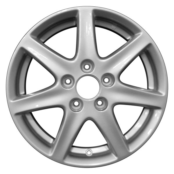 Perfection Wheel® - 16 x 6.5 7 I-Spoke Bright Medium Silver Full Face Alloy Factory Wheel (Refinished)