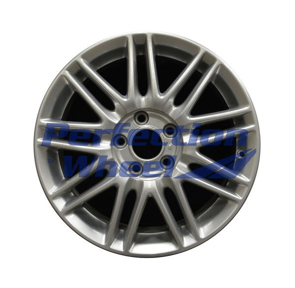 Perfection Wheel® - 17 x 7 9 Double I-Spoke Bright Metallic Silver Full Face Alloy Factory Wheel (Refinished)