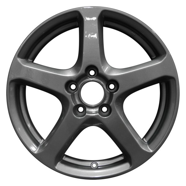 Perfection Wheel® - 17 x 7 5-Spoke Light Charcoal Full Face Alloy Factory Wheel (Refinished)