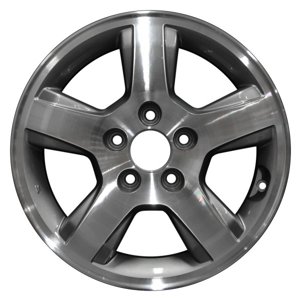 Perfection Wheel® - 16 x 6.5 5-Spoke Brown Metallic Charcoal Machined Alloy Factory Wheel (Refinished)
