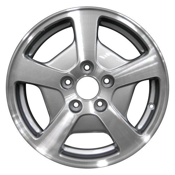 Perfection Wheel® - 16 x 6.5 5-Slot Light Charcoal Machined Alloy Factory Wheel (Refinished)