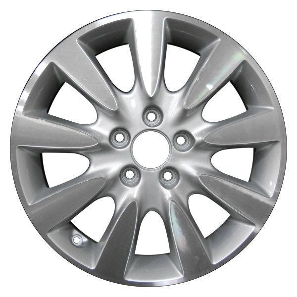 Perfection Wheel® - 17 x 6.5 9 I-Spoke Bright Fine Silver Machined Alloy Factory Wheel (Refinished)