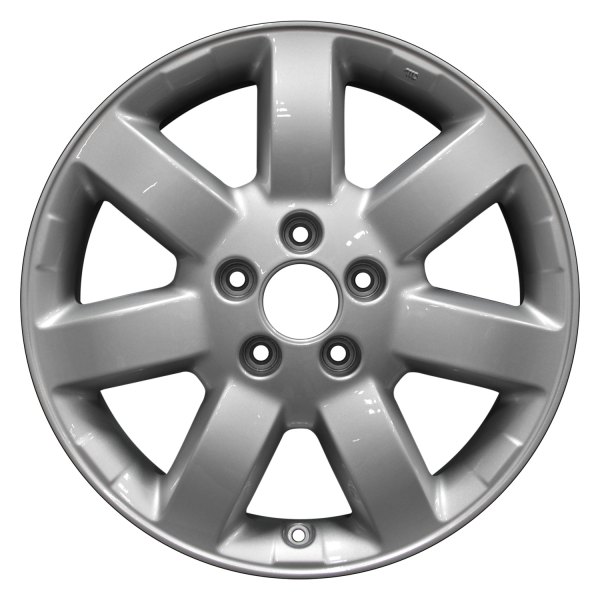 Perfection Wheel® - 17 x 6.5 7 I-Spoke Bright Medium Silver Full Face Alloy Factory Wheel (Refinished)