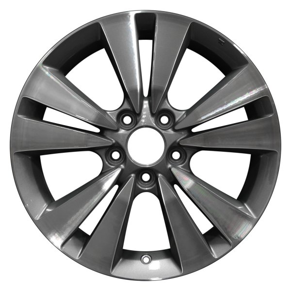 Perfection Wheel® - 17 x 7.5 5 V-Spoke Light Charcoal Machined Alloy Factory Wheel (Refinished)