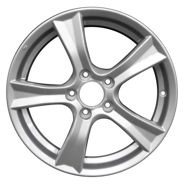 Perfection Wheel® - 17 x 8.5 5-Spoke Bright Medium Silver Full Face Alloy Factory Wheel (Refinished)
