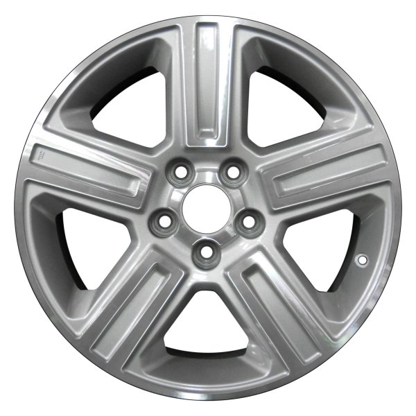 Perfection Wheel® - 18 x 7.5 5-Spoke Sparkle Silver Machine Texture Alloy Factory Wheel (Refinished)