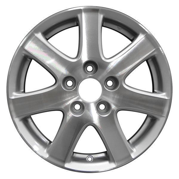 Perfection Wheel® - 16 x 6.5 7 I-Spoke Bright Medium Silver Machined Alloy Factory Wheel (Refinished)