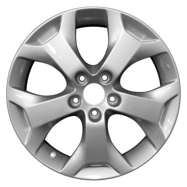 Perfection Wheel® - 18 x 7 5 Y-Spoke Bright Fine Silver Full Face Alloy Factory Wheel (Refinished)