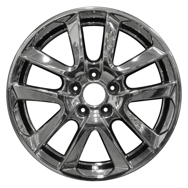 Perfection Wheel® - 18 x 7 5 V-Spoke PVD Bright Full Face Alloy Factory Wheel (Refinished)