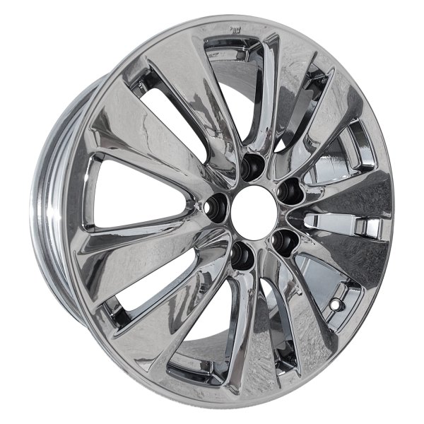 Perfection Wheel® - 17 x 7.5 5 V-Spoke PVD Bright Full Face Alloy Factory Wheel (Refinished)