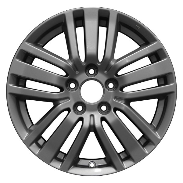 Perfection Wheel® - 17 x 6.5 Triple 5-Spoke Bright Medium Silver Full Face Alloy Factory Wheel (Refinished)