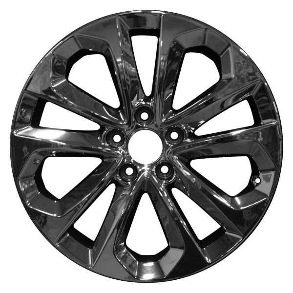 Perfection Wheel® - 18 x 8 5 V-Spoke PVD Bright Full Face Alloy Factory Wheel (Refinished)