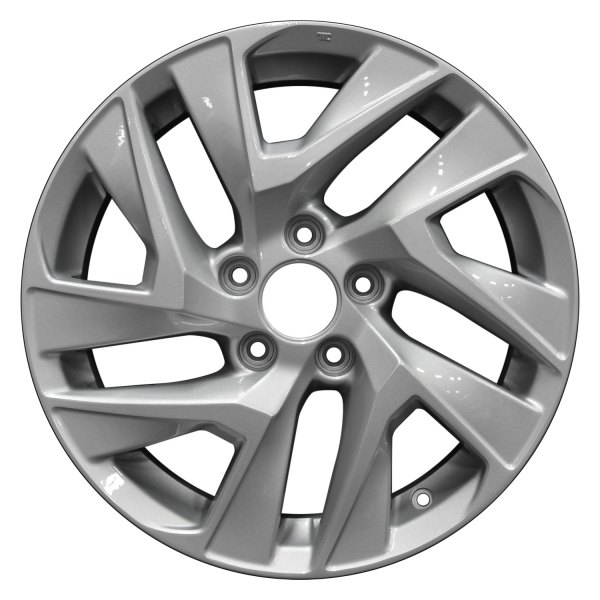 Perfection Wheel® - 17 x 7 10 Spiral-Spoke Medium Silver Full Face Alloy Factory Wheel (Refinished)
