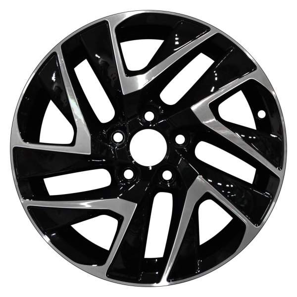 Perfection Wheel® - 17 x 7 10 Spiral-Spoke Black Machined Alloy Factory Wheel (Refinished)