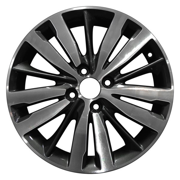 Perfection Wheel® - 16 x 6 5 W-Spoke Dark Charcoal Machined Alloy Factory Wheel (Refinished)