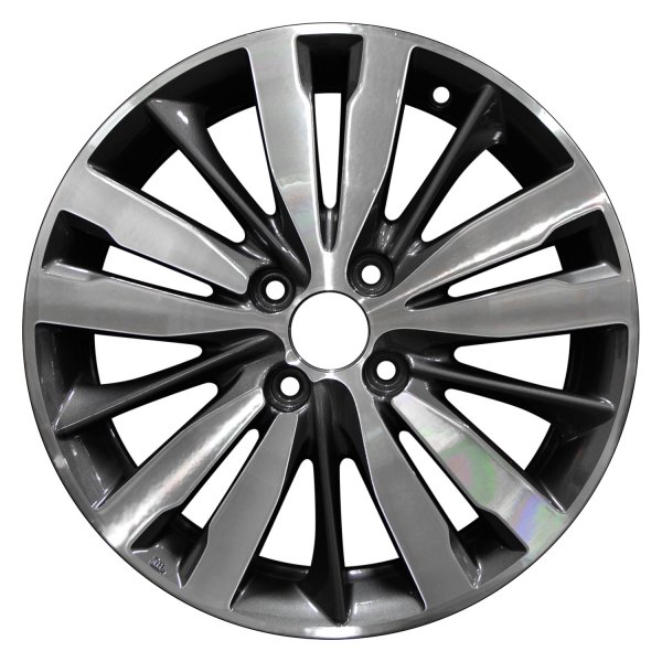 Perfection Wheel® - 16 x 6 5 W-Spoke Carbon Gray Machined Alloy Factory Wheel (Refinished)