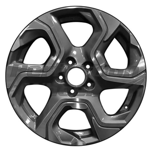 Perfection Wheel® - 18 x 7.5 6 Spiral-Spoke Medium Charcoal Alloy Factory Wheel (Refinished)