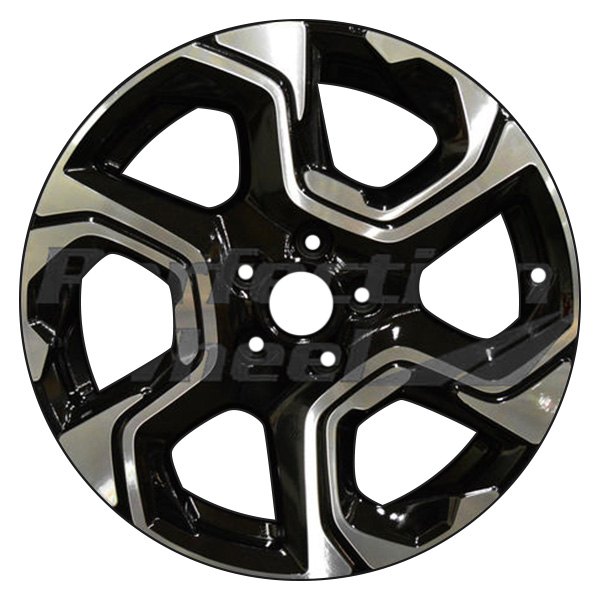 Perfection Wheel® - 18 x 7.5 Gloss Black Machine Bright PIB and POD Alloy Factory Wheel (Refinished)